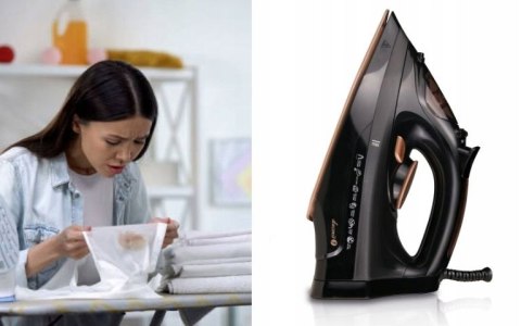 Żelazko Parowe Łucznik Si-920 2200W Ceramiczna Stopa, 160 G/M, Anti-Drip