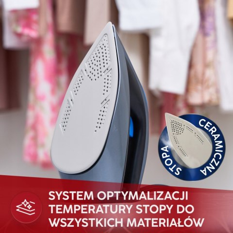 Żelazko Parowe Mpm Mze-28 3000W 8 Bar Auto Wył. 1,2L, Ceramiczna Stopa