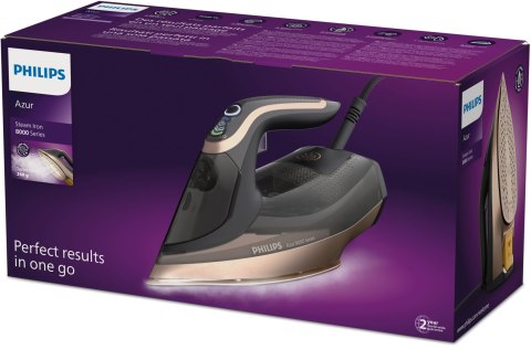 Żelazko Parowe Philips Azur 8000 3000W, 80G/Min Ciągła Para, 260G Uderzenie