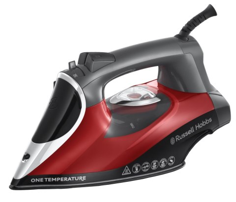 Żelazko Parowe Russell Hobbs 2600W One Temperature, Ceramiczna Stopa, Auto