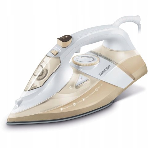 Żelazko Parowe Sencor Ssi 8310Gd 3200W, Ceramiczna Stopa, Self-Cleaning