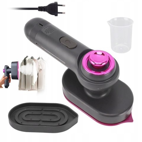Żelazko Parowe Turystyczne 26W, Stopa Ceramiczno-Tytanowa 60Ml, Start 15S