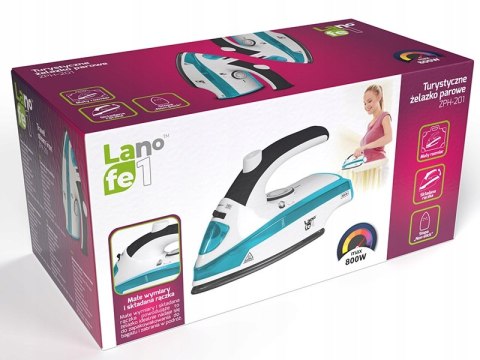 Żelazko Turystyczne Lafe 800W Składane Z Wyrzutem Pary Non-Stick Do Podróży