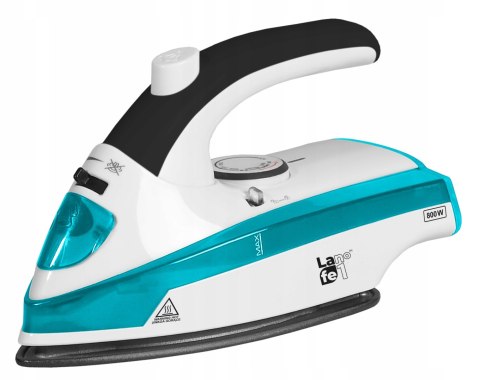 Żelazko Turystyczne Lafe 800W Składane Z Wyrzutem Pary Non-Stick Do Podróży