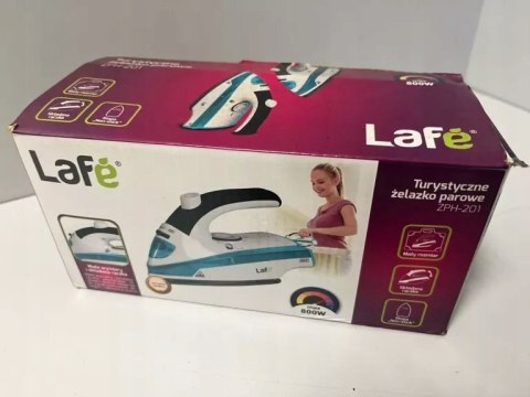 Żelazko Turystyczne Lafe 800W Składane Z Wyrzutem Pary Non-Stick Do Podróży