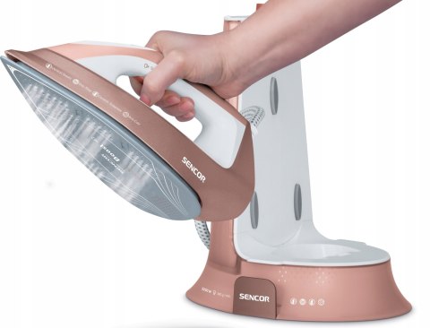 Żelazko Ze Stacją Parową Sencor 3200W 5,5 Bar Ceramiczna Stopa 1,3L Gold