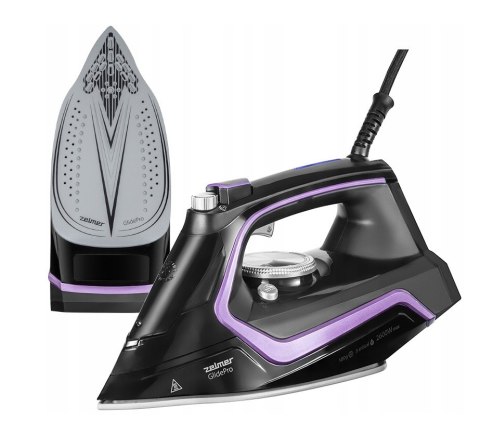 Żelmer Żelazko Parowe 2600W Glide Pro - Ceramika, Potrójny Antiwapienny