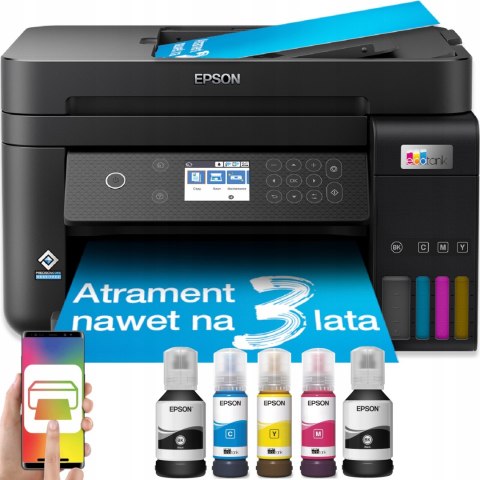 Drukarka Eco Tank Epson L6270 3W1 Adf Duplex Wifi Lan Tusze 66 Kartridży