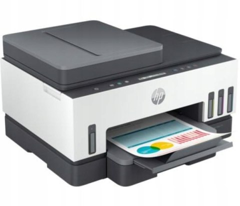 Drukarka Kolorowa Wielofunkcyjna Hp Smart Tank 750 Adf Duplex Wifi Lan