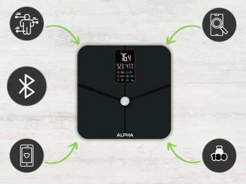 Inteligentna Waga Smart Scale Pro - Kompleksowe Pomiary Zdrowia I Ciała