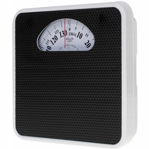 Mechaniczna Waga Łazienkowa Adler Ad 8179 Antyposłizgowa Metalowa 136 Kg