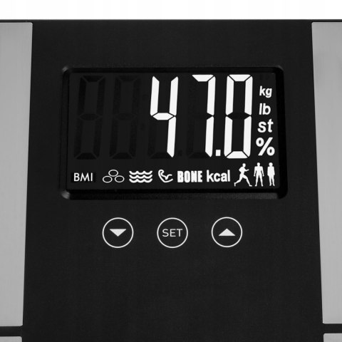 Waga Analityczna Smart 225Kg Z Lcd, Pomiar Bmi I Analiza 10 Profili Ciała