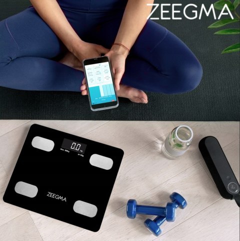 Waga Analityczna Zeegma 17-Parametrowa, Bluetooth, Łazienkowa I Sportowa