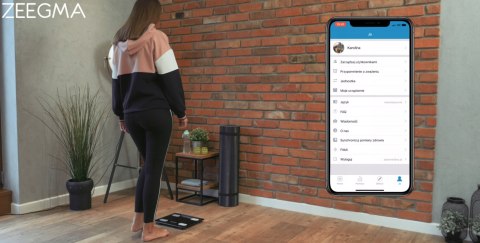 Waga Analityczna Zeegma 17-Parametrowa, Bluetooth, Łazienkowa I Sportowa