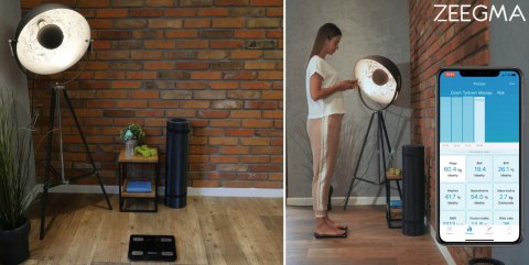 Waga Analityczna Zeegma 17-Parametrowa, Bluetooth, Łazienkowa I Sportowa