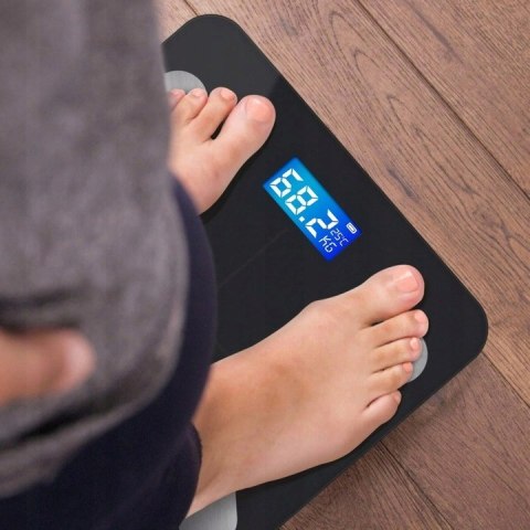 Waga Łazienkowa Analityczna Kanza Smart+ 180Kg Z Aplikacją I Centymetrem