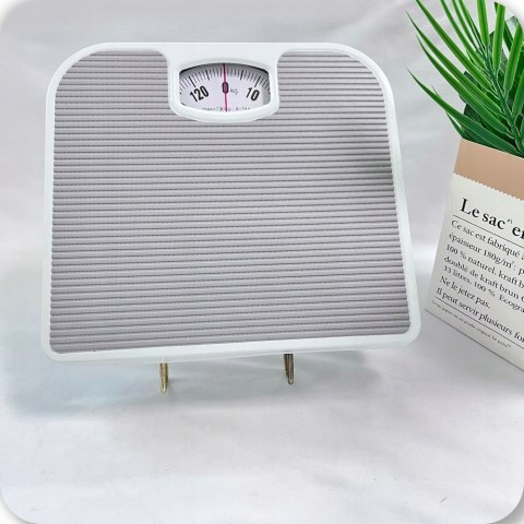 Waga Łazienkowa Mechaniczna 130Kg W Stylu Retro, Analogowa, Antypślizgowa