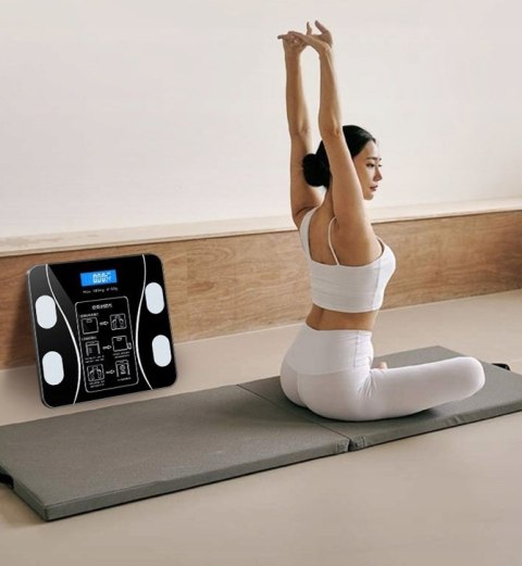 Waga Łazienkowa Smart Analityczna 180Kg Bluetooth 25 Funkcji + Aplikacja