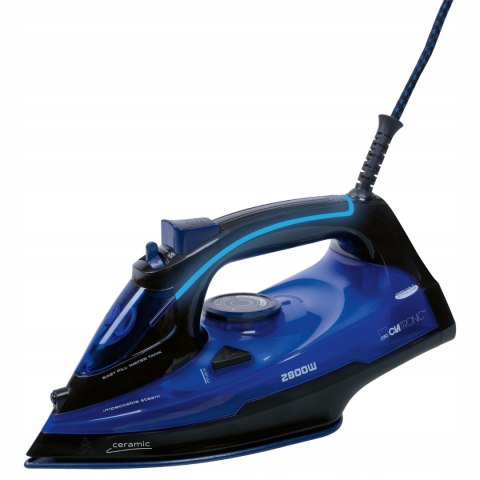 Żelazko Parowe 2800W Ceramiczna Stopa Clatronic Db3755 Samooczyszczanie