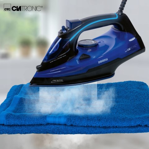 Żelazko Parowe 2800W Ceramiczna Stopa Clatronic Db3755 Samooczyszczanie