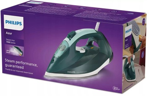 Żelazko Parowe Philips 2800W Dst7031/70 - 50G Ciągły, 250G Uderzenie, 300Ml