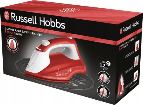 Żelazko Parowe Russell Hobbs 2400W Kolorowe, Ceramiczna Stopa Autosteam