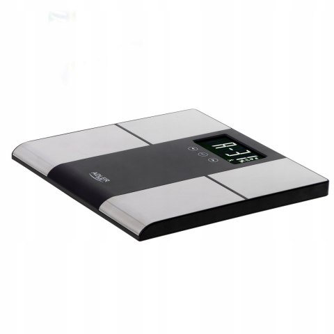 Analityczna Waga Łazienkowa Adler Ad 8165 225Kg - Masa, % Tłuszczu, Bmi