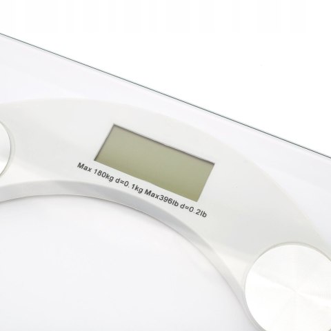 Szklana Waga Łazienkowa Elektroniczna Tadar Lcd 180Kg 0,1Kg Precyzyjny
