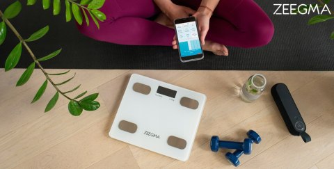 Waga Analityczna Smart Biała 17W1 Z 17 Parametrami I Bluetooth Do 200 Kg