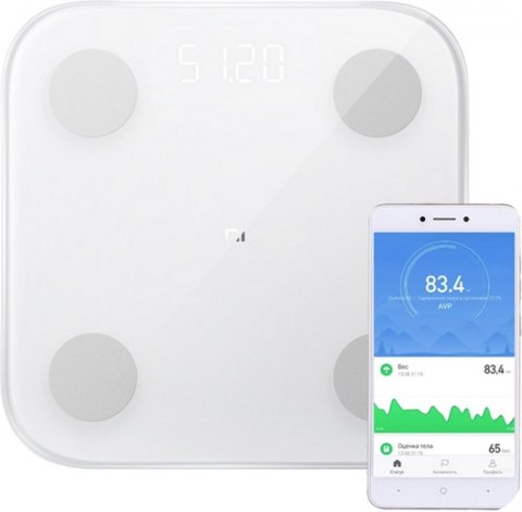 Waga Elektroniczna Xiaomi Body Smart 150Kg Z Aplikacją I Analizą Ciała