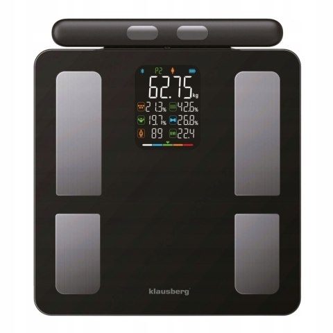 Waga Łazienkowa Klausberg Kb-7856 Z Analizą Składu Ciała, Bluetooth, Lcd