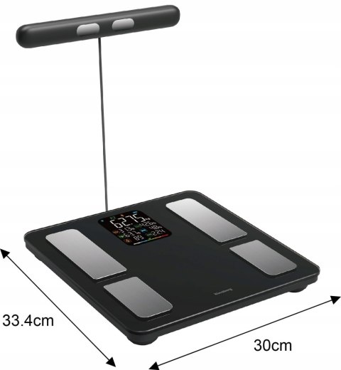 Waga Łazienkowa Klausberg Kb-7856 Z Analizą Składu Ciała, Bluetooth, Lcd