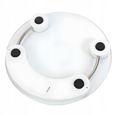 Waga Łazienkowa Szklana Lcd, Foot-Tap, 0,1Kg, 180 Kg Max, Precyzyjny Pomiar