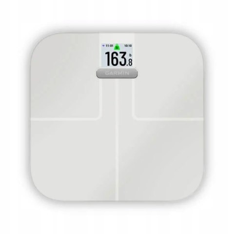 Waga Osobowa Garmin Index S2 Max 180Kg Bluetooth Wi-Fi Analiza Ciała Biała