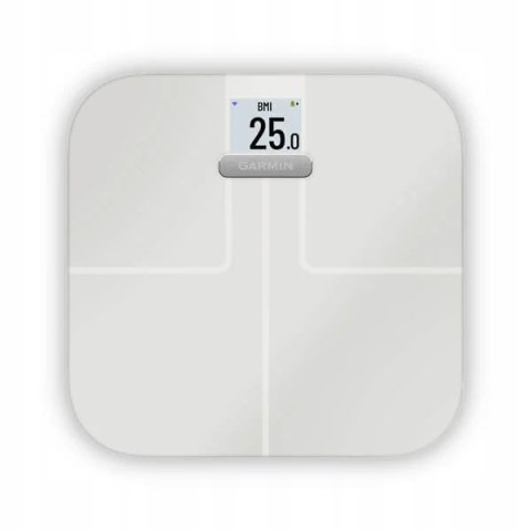 Waga Osobowa Garmin Index S2 Max 180Kg Bluetooth Wi-Fi Analiza Ciała Biała