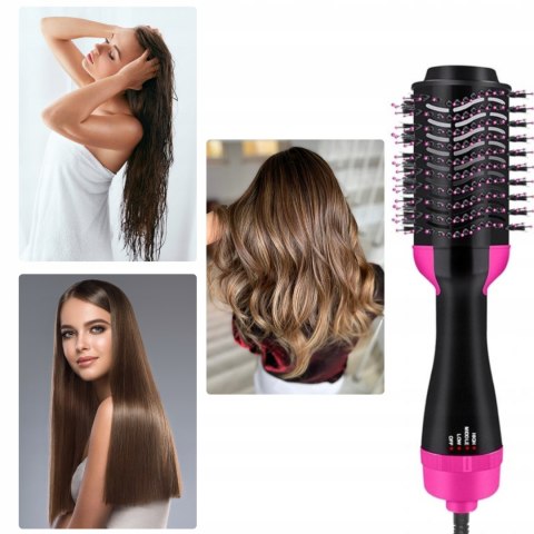 Nowa Suszarka Lokówka 4W1 1000W | Prostownica, Loki, Czesanie, Jonizacja