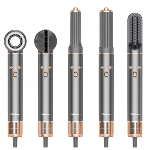 Suszarka Do Włosów 5W1 1300W Webber Hd4 Ultra-Silence Jonizacja 3 Prędkości