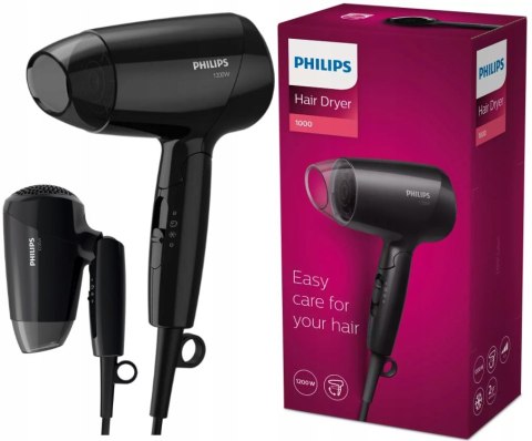Suszarka Do Włosów Philips 1200W Turystyczna Składana Z Thermoprotect