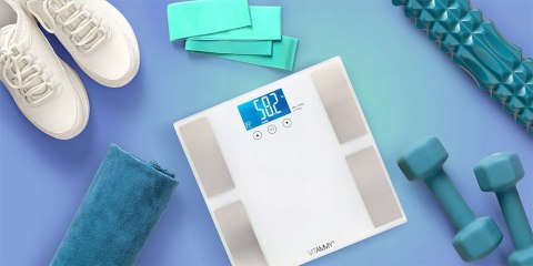 Vitammy Horizon Waga Łazienkowa Analizator Składu Ciała Bmi+Bmr 10Profilowa