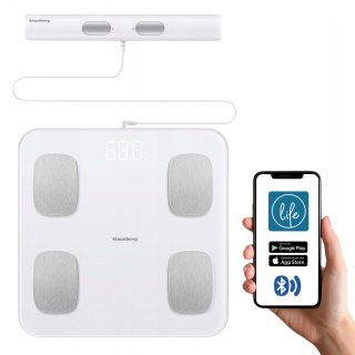 Waga Łazienkowa Inteligentna Analityczna Kb7853 Klausberg Z Bluetooth/Bmi