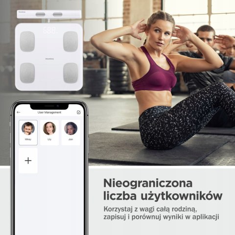 Waga Łazienkowa Inteligentna Analityczna Kb7853 Klausberg Z Bluetooth/Bmi