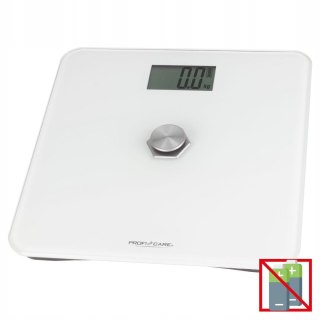 Waga Łazienkowa Kinetyczna 180Kg Lcd Bez Baterii, Szklana, Antypoślizgowa