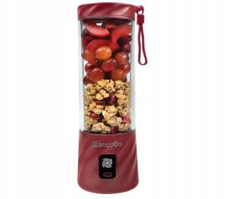 Blender Kielichowy Bezprzewodowy 0.55L Czerwony Do Kruszenia Lodu Smoothie