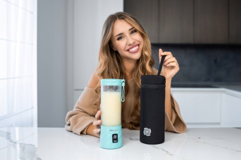 Blender Personalny Blendygo 3 Miętowy - Smoothie, Pulsemotion, Z Usb-C
