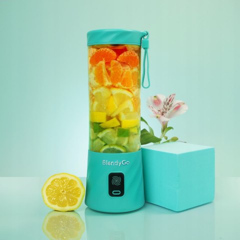 Blender Personalny Blendygo 3 Miętowy - Smoothie, Pulsemotion, Z Usb-C