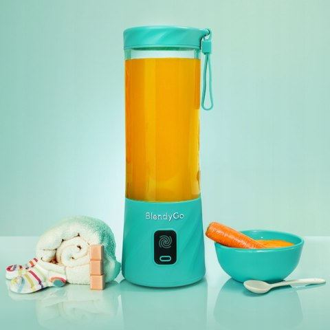 Blender Personalny Blendygo 3 Miętowy - Smoothie, Pulsemotion, Z Usb-C