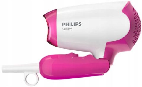 Philips Mała Suszarka Do Włosów 1400W Podróżna Składana 2 Ustawienia 1,8M