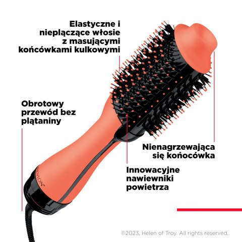 Revlon One-Step 2W1 Suszarko-Lokówka Ionic Owałna Szczotka Dwu-Temp Chłodny