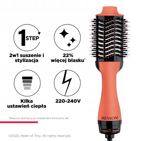 Revlon One-Step 2W1 Suszarko-Lokówka Ionic Owałna Szczotka Dwu-Temp Chłodny