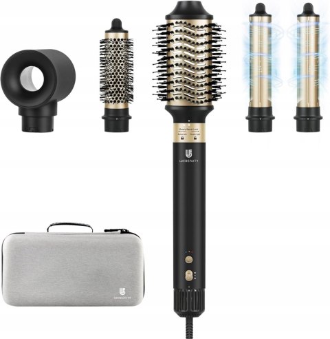 Suszarka 5W1 Air Styler 110000 Obr./Min 1400W Coanda Jonizacja Czarno-Złota
